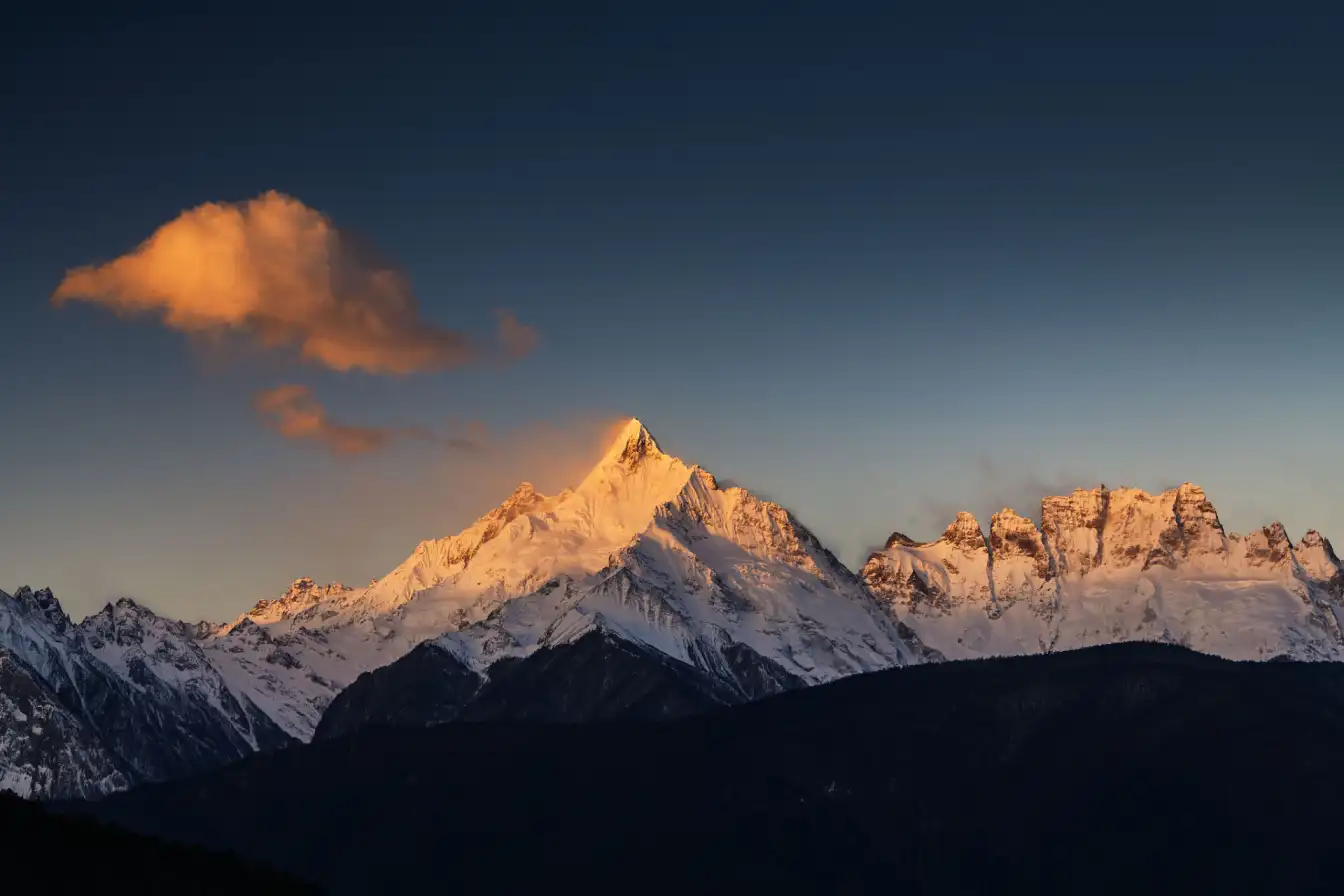 Meili Snow Mountain,Yunnan travel,China travel,Sacred peaks,Alpine scenery,Adventure travel