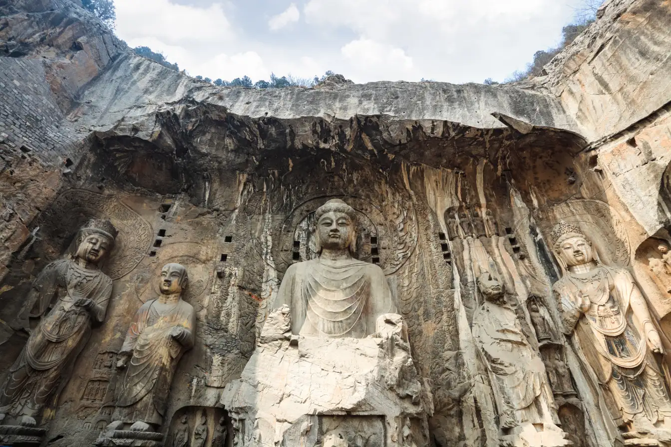 Longmen Grottoes,Luoyang,Buddhist carvings,China travel,Historical site