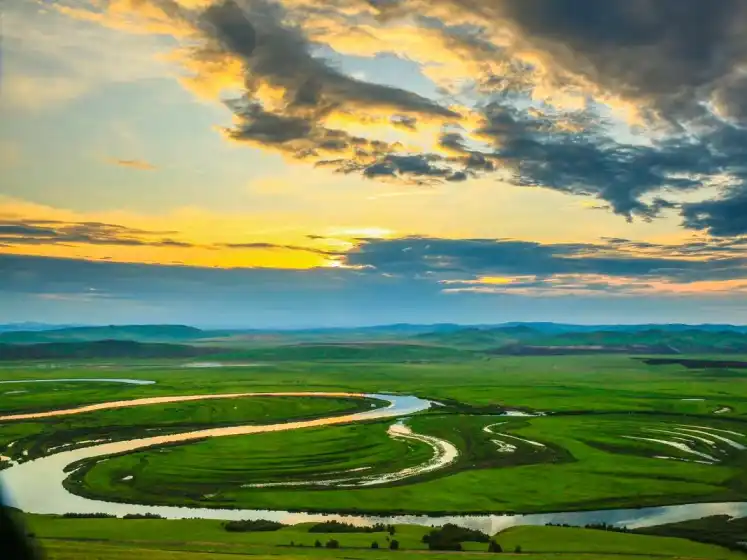 Hulunbuir Grassland,Grassland,China,Natural Scenery