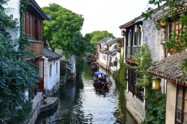 Zhouzhuang, water village, ancient bridges, peaceful canals, timeless architecture