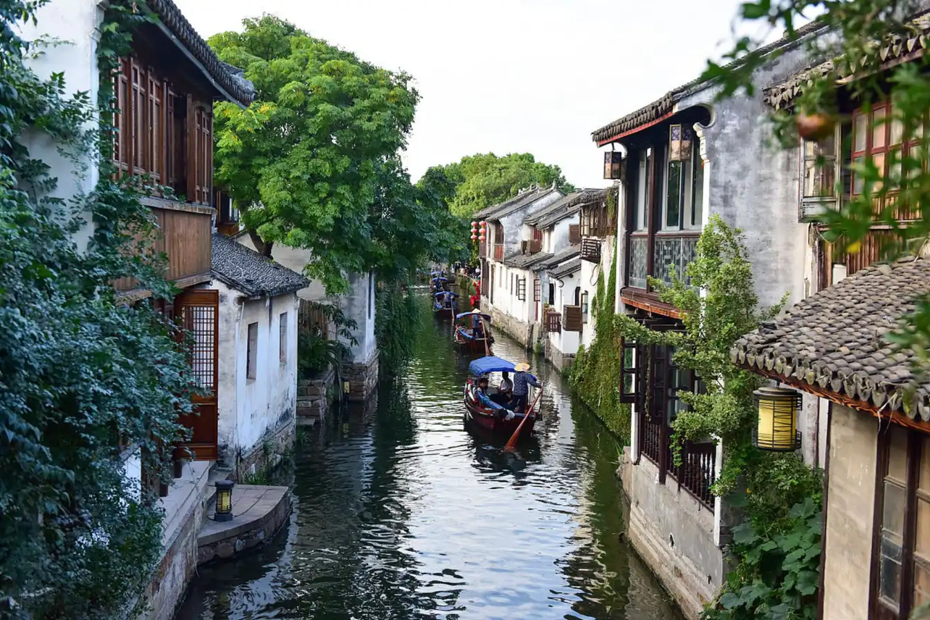 Zhouzhuang, water village, ancient bridges, peaceful canals, timeless architecture