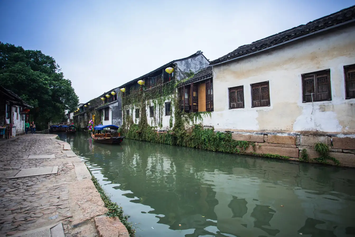 Zhouzhuang, water village, ancient bridges, peaceful canals, timeless architecture