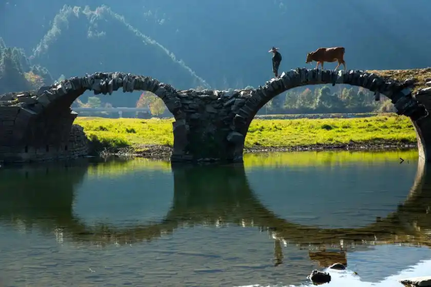 Wuyuan Scenic Area, China countryside travel, nature photography, traditional villages