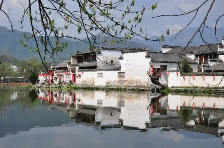 Chinese village, Cultural heritage, Tranquil beauty