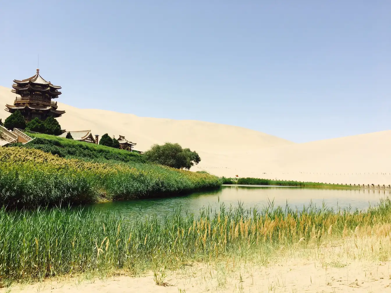 Crescent Lake springtime, nature renewal, serene oasis