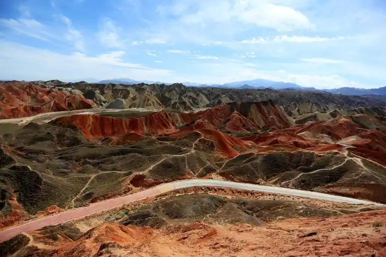 Zhangye Danxia, geological wonders, colorful landscapes