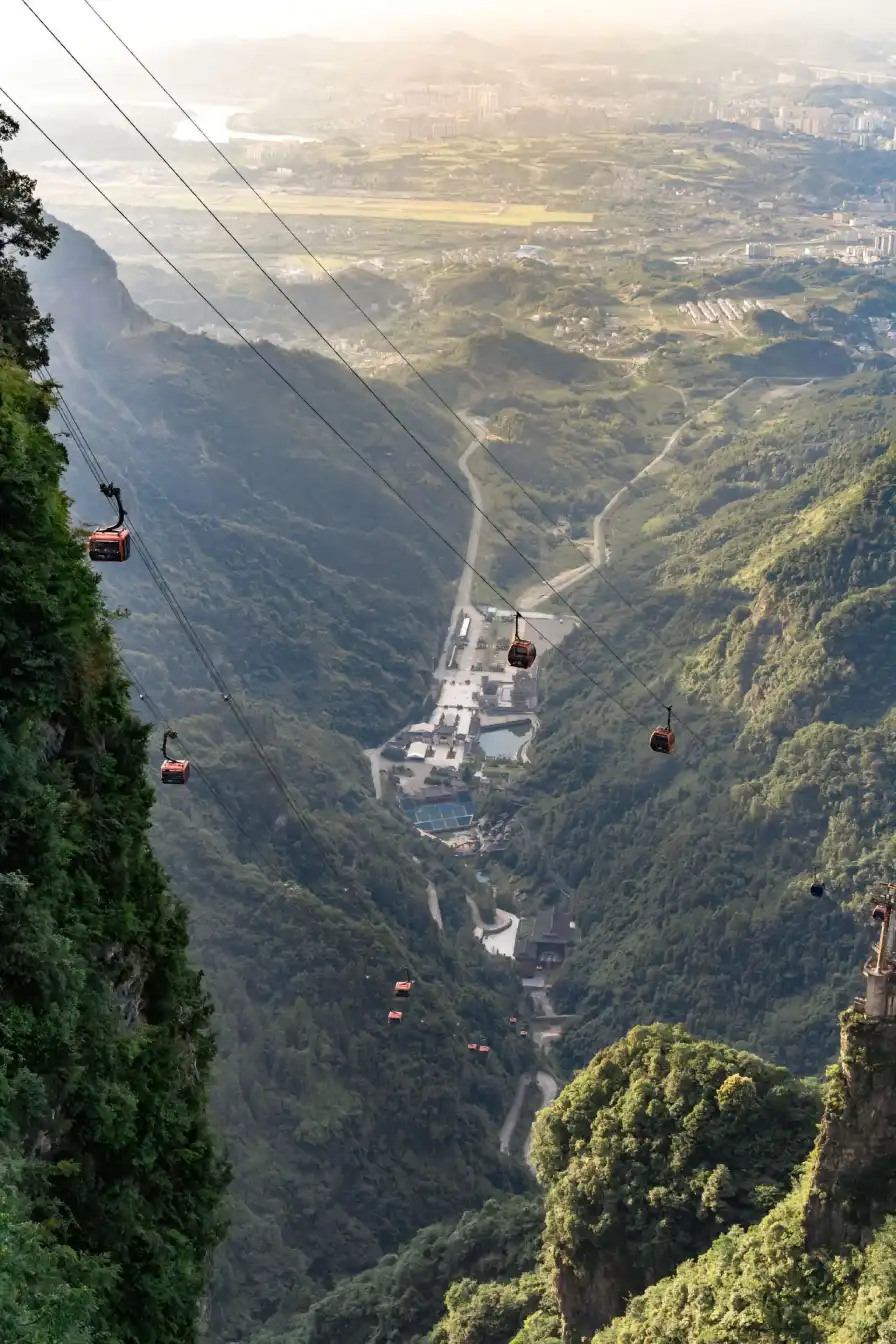 Tianmen Mountain, routes A B C, ticket information