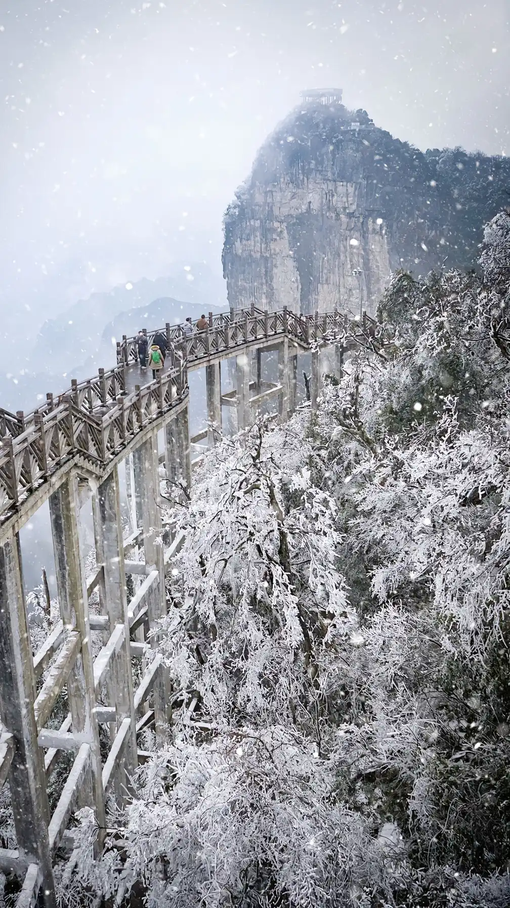 Zhangjiajie, China travel, Winter tourism