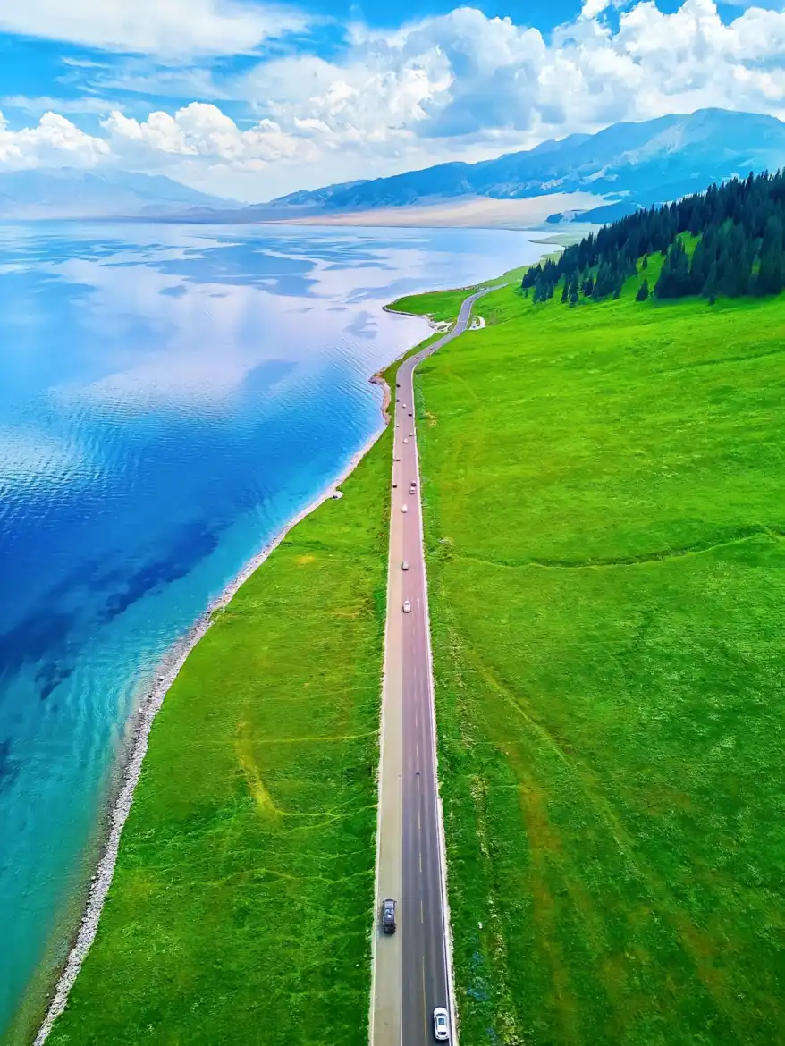 Sayram Lake travel, China tourism, family travel in China