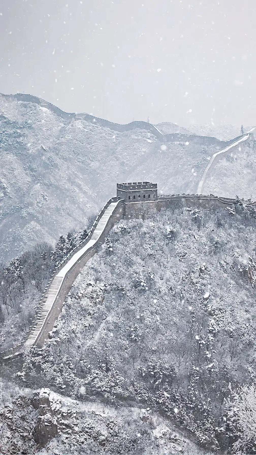 Badaling Great Wall, winter hiking, family adventure