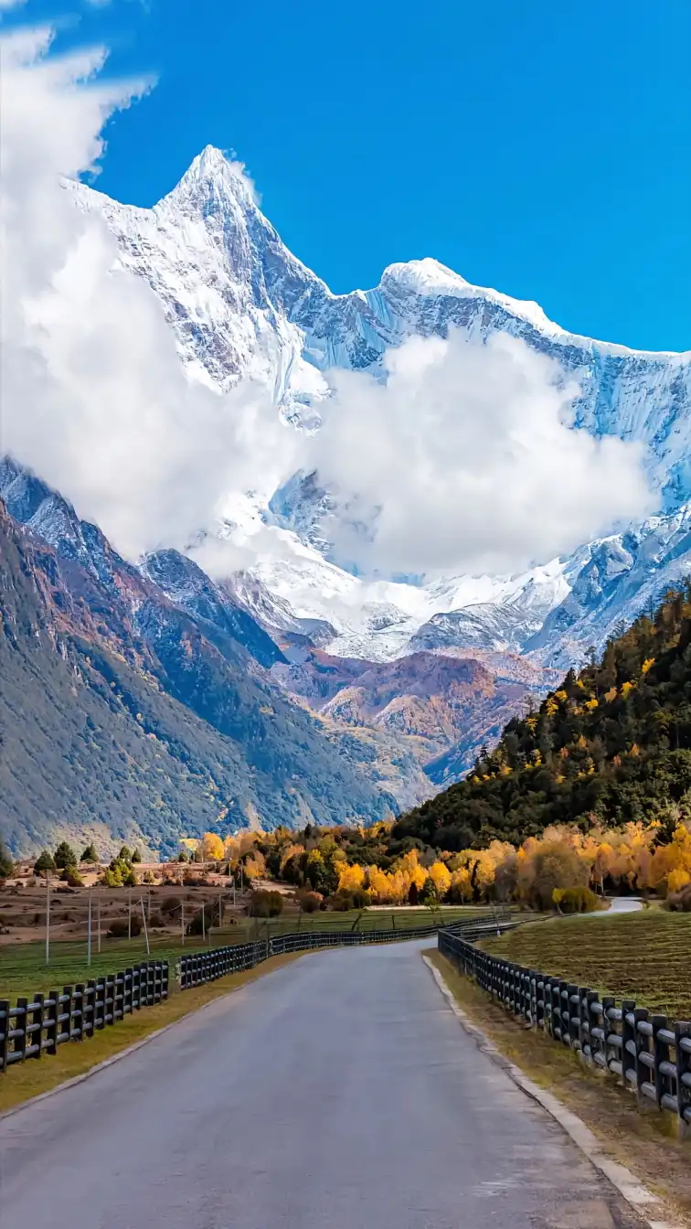 China adventure, Namcha Barwa, autumn beauty